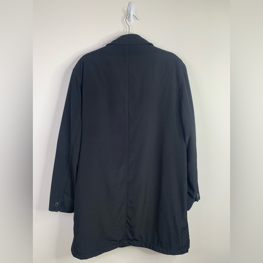 Ralph Lauren Coat Men BlackTrench Pockets‎ Classic Removable Liner Medium - Picture 8 of 8